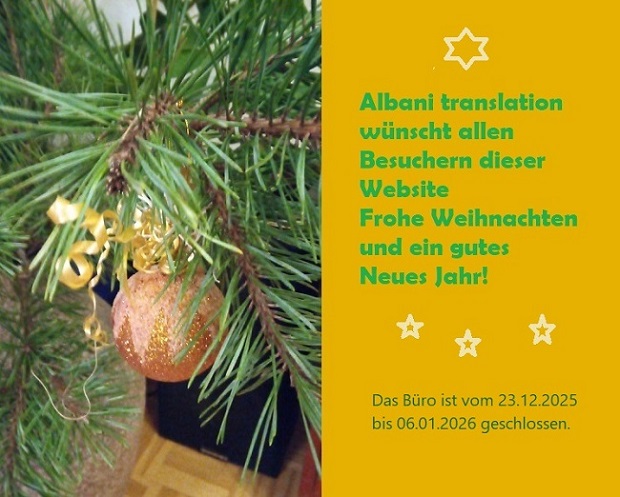Frohe Weihnachten!